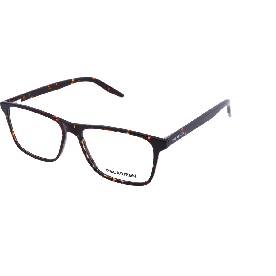 Rame ochelari de vedere unisex Polarizen 17500 C4 Rectangulare Havana originale din Plastic cu comanda online