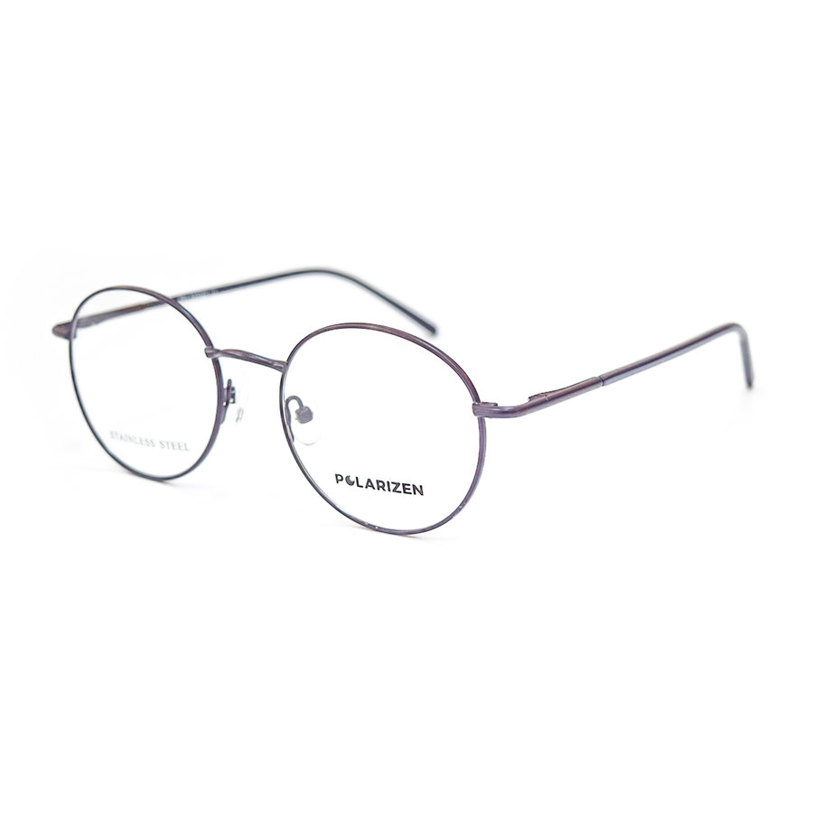 Rame ochelari de vedere unisex Polarizen 3083 5 Rotunde Negre originale din Otel cu comanda online