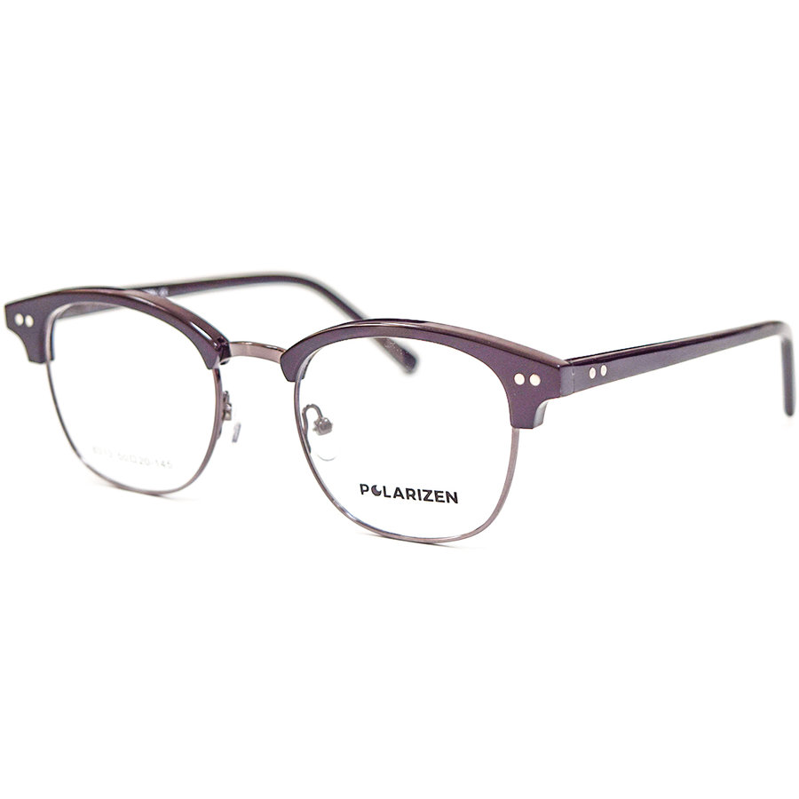 Rame ochelari de vedere unisex Polarizen 6313 5 Browline Negre originale din Plastic cu comanda online