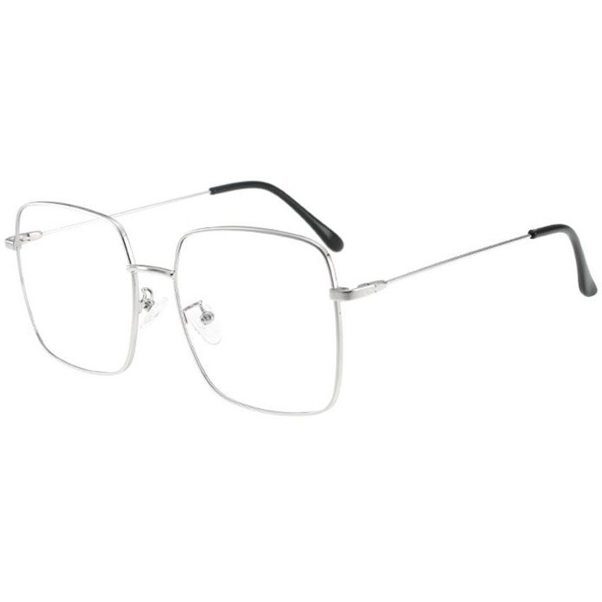 Rame ochelari de vedere unisex Polarizen JS1740 C2 Patrate Argintii originale din Metal cu comanda online