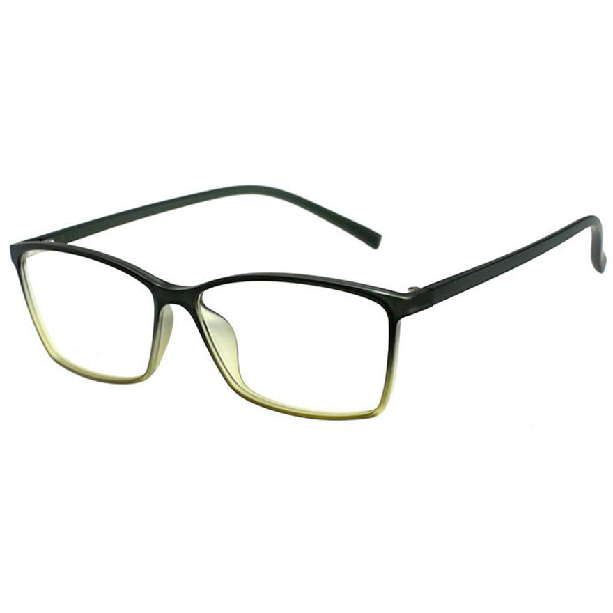 Rame ochelari de vedere unisex Polarizen S1704 C2 Rectangulare Negre/Verzi originale din TR90 cu comanda online