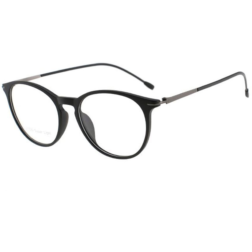 Rame ochelari de vedere unisex Polarizen S1720 C1 Rotunde Negre originale din TR90 cu comanda online