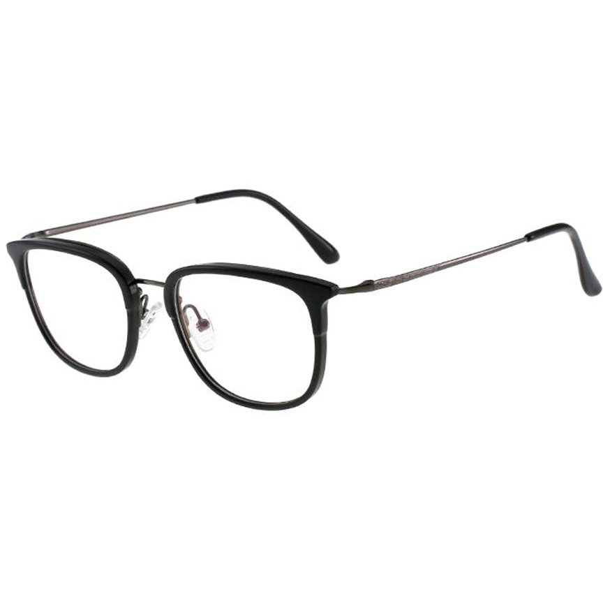 Rame ochelari de vedere unisex Polarizen TR1667 C2 Rectangulare Negre originale din TR90 cu comanda online