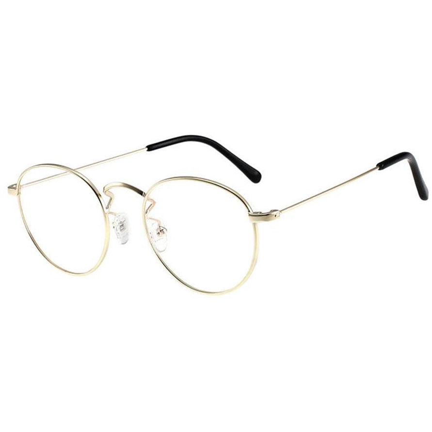 Rame ochelari de vedere unisex Polarizen TR1670 C1 Rotunde Aurii originale din Metal cu comanda online