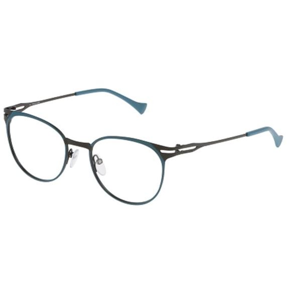 Rame ochelari de vedere unisex Police VPL052 08K5 Rotunde Albastre originale din Metal cu comanda online