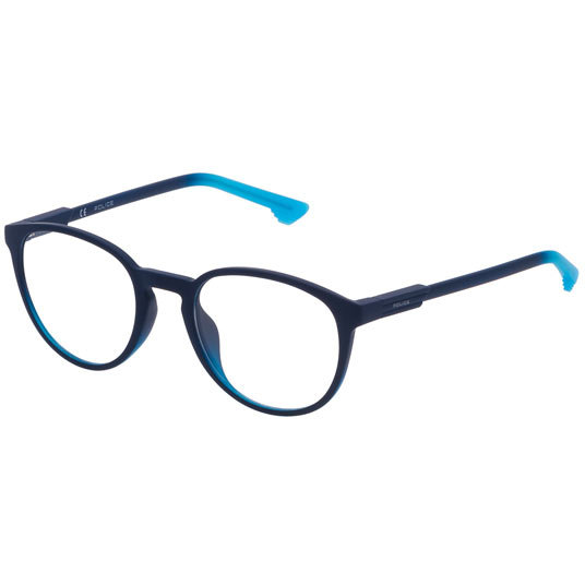 Rame ochelari de vedere unisex Police VPL557 0M45 Rotunde Albastre originale din Plastic cu comanda online