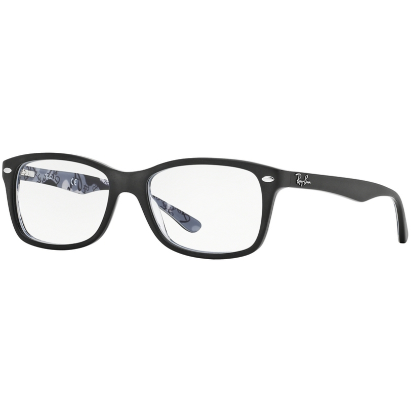 Rame ochelari de vedere unisex RAY-BAN RX5228 5405 Rectangulare Negre originale din Plastic cu comanda online