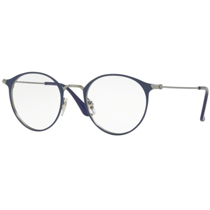 Rame ochelari de vedere unisex RAY-BAN RX6378 2906 Rotunde Albastre originale din Metal cu comanda online