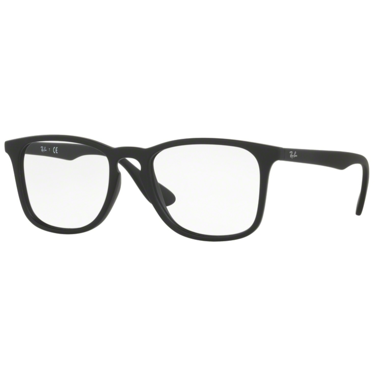 Rame ochelari de vedere unisex RAY-BAN RX7074 5364 Rectangulare Negre originale din Plastic cu comanda online