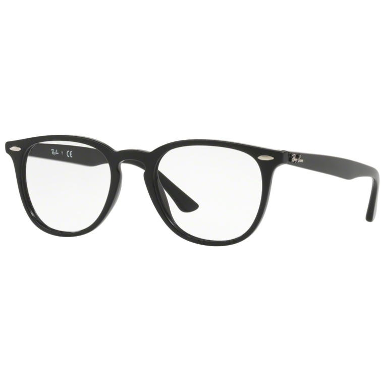 Rame ochelari de vedere unisex RAY-BAN RX7159 2000 Rotunde Negre originale din Plastic cu comanda online