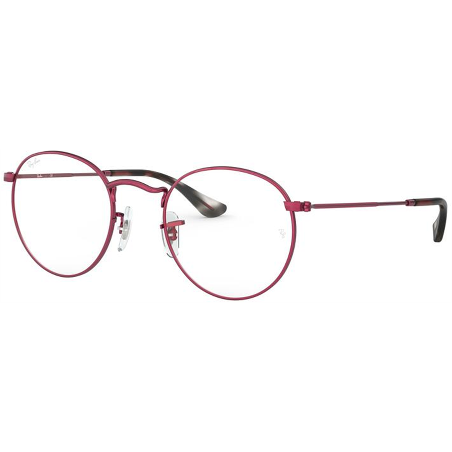 Rame ochelari de vedere unisex Ray-Ban RX3447V 3072 Rotunde Rosii originale din Metal cu comanda online