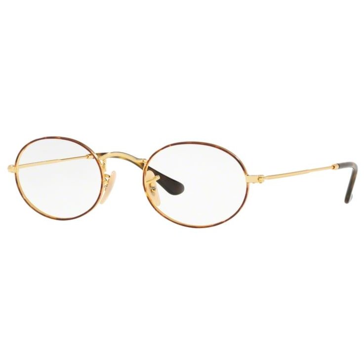 Rame ochelari de vedere unisex Ray-Ban RX3547V 2945 Ovale Havana originale din Metal cu comanda online