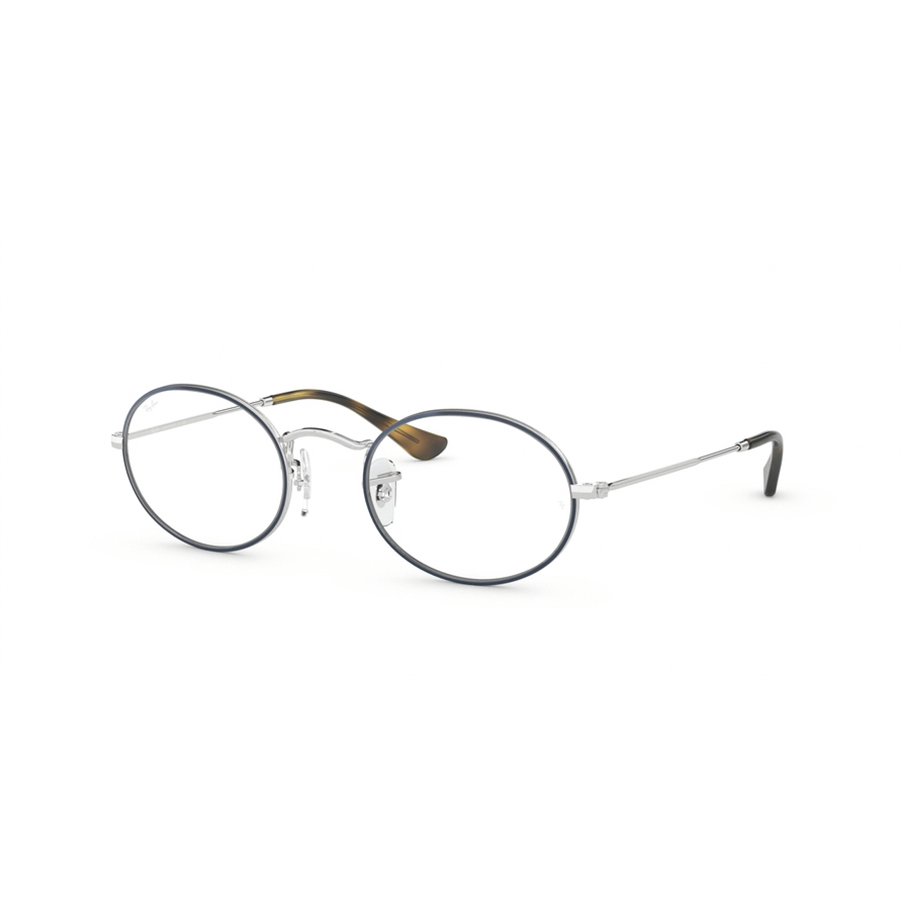 Rame ochelari de vedere unisex Ray-Ban RX3547V 2970 Ovale Albastre originale din Metal cu comanda online