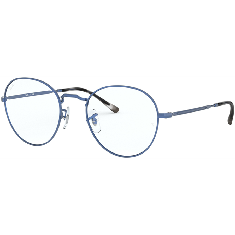 Rame ochelari de vedere unisex Ray-Ban RX3582V 3071 Rotunde Albastre originale din Metal cu comanda online