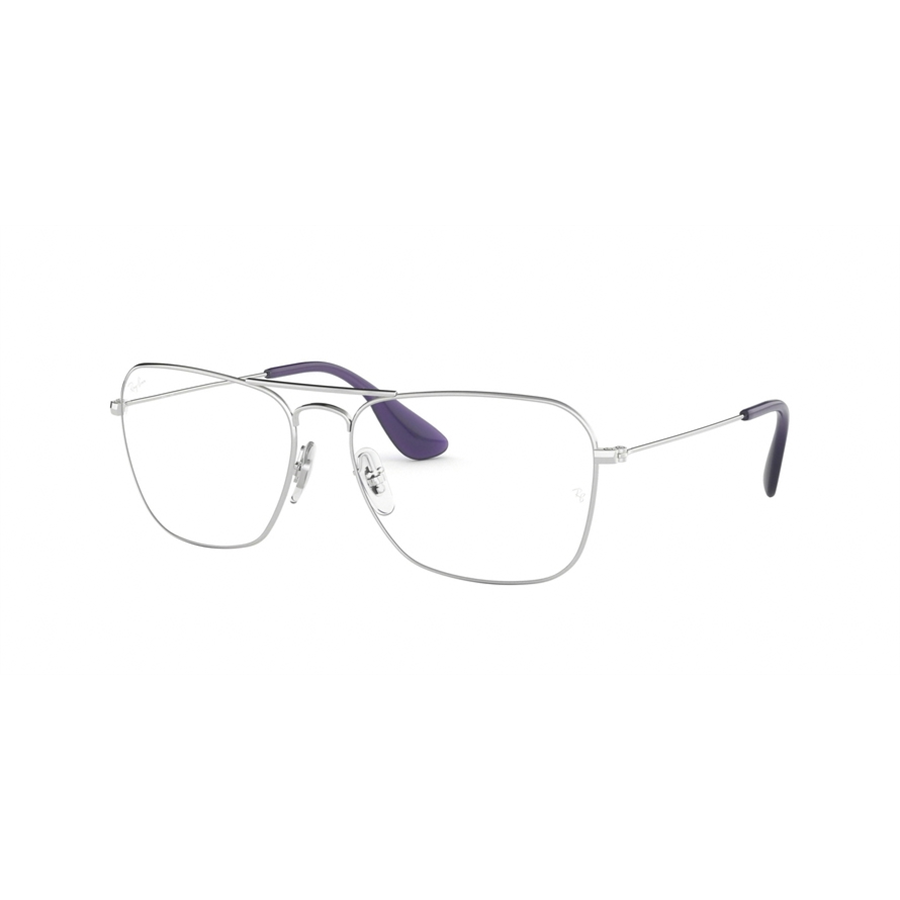 Rame ochelari de vedere unisex Ray-Ban RX3610V 2501 Patrate Argintii originale din Metal cu comanda online