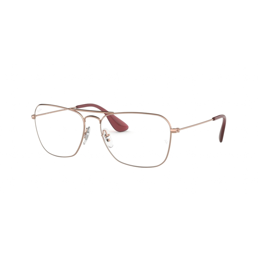 Rame ochelari de vedere unisex Ray-Ban RX3610V 2943 Patrate Bronz originale din Metal cu comanda online