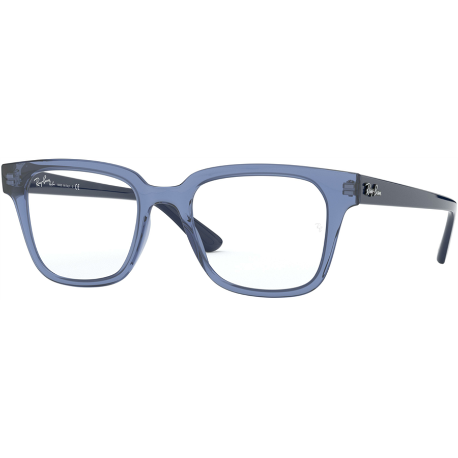 Rame ochelari de vedere unisex Ray-Ban RX4323V 5941 Patrate Albastre originale din Plastic cu comanda online