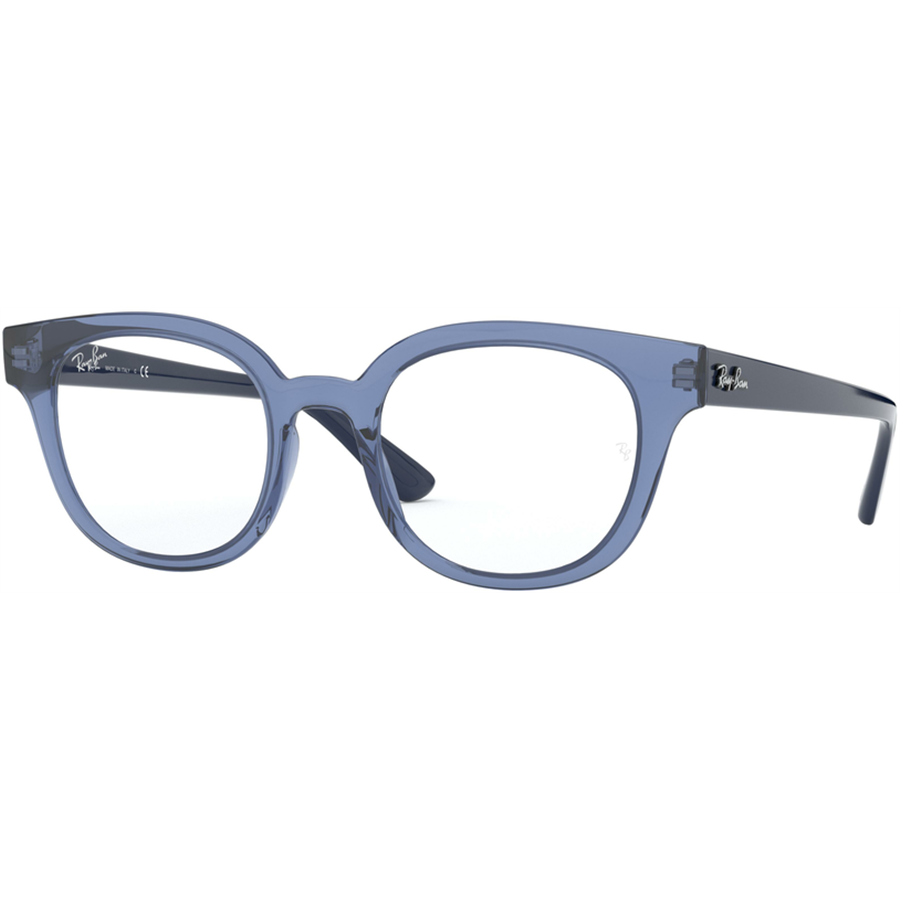 Rame ochelari de vedere unisex Ray-Ban RX4324V 5941 Patrate Albastre originale din Plastic cu comanda online