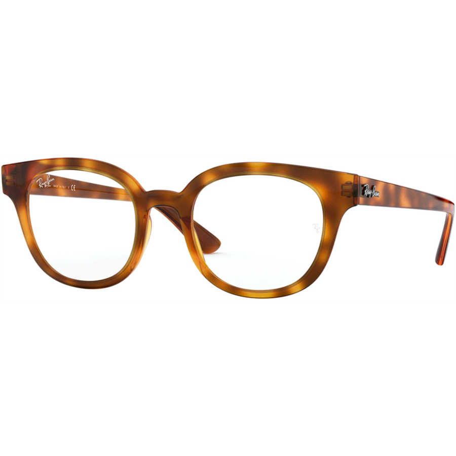 Rame ochelari de vedere unisex Ray-Ban RX4324V 5977 Patrate Havana originale din Plastic cu comanda online