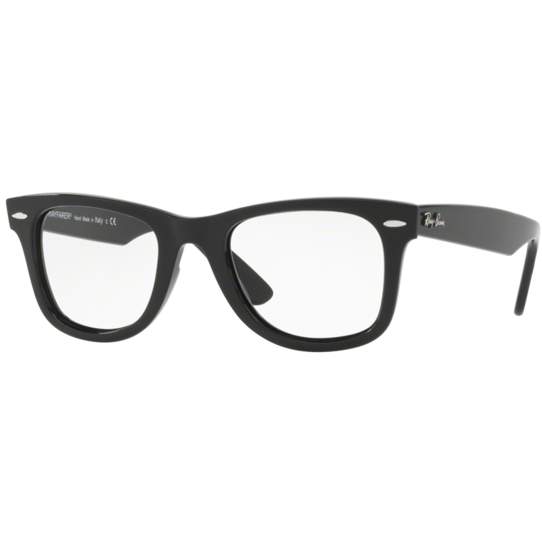 Rame ochelari de vedere unisex Ray-Ban RX4340V 2000 Rectangulare Negre originale din Plastic cu comanda online