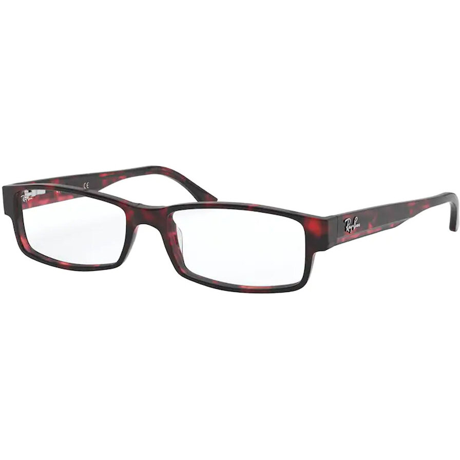 Rame ochelari de vedere unisex Ray-Ban RX5114 5948 Rectangulare Havana originale din Plastic cu comanda online