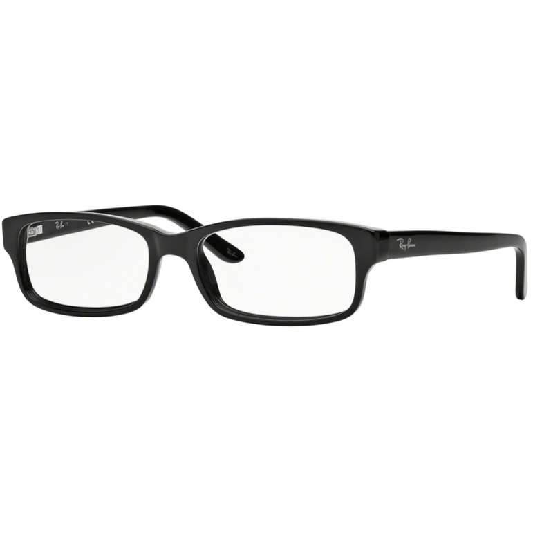 Rame ochelari de vedere unisex Ray-Ban RX5187 2000 Rectangulare Negre originale din Plastic cu comanda online