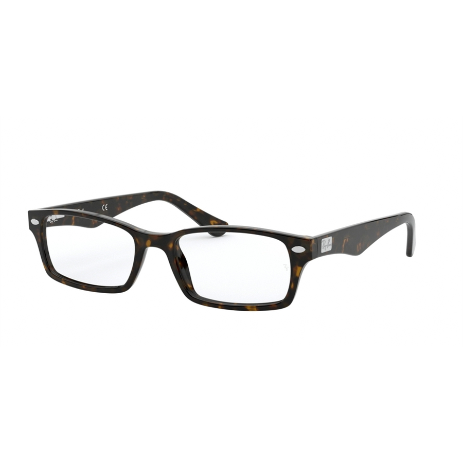 Rame ochelari de vedere unisex Ray-Ban RX5206 2012 Rectangulare Havana originale din Plastic cu comanda online
