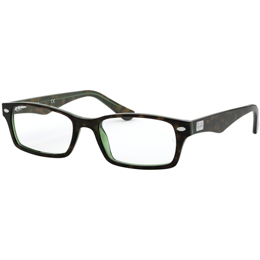 Rame ochelari de vedere unisex Ray-Ban RX5206 2445 Rectangulare Havana originale din Plastic cu comanda online