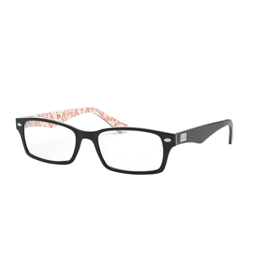 Rame ochelari de vedere unisex Ray-Ban RX5206 5014 Rectangulare Negre originale din Plastic cu comanda online