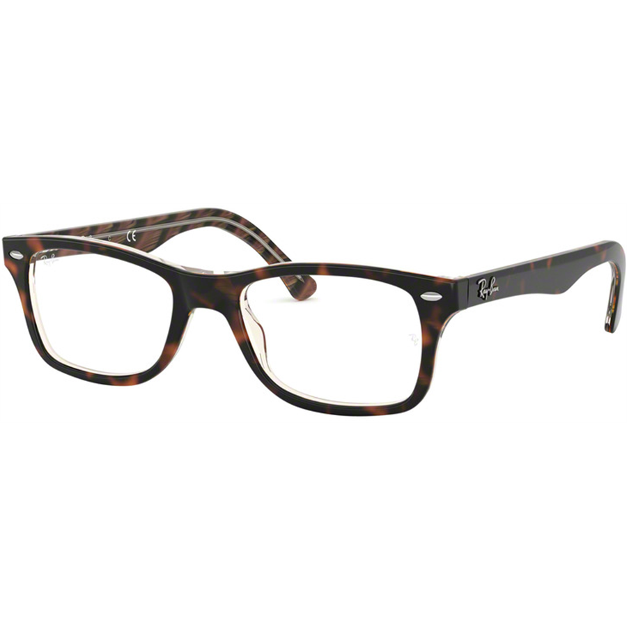 Rame ochelari de vedere unisex Ray-Ban RX5228 5913 Patrate Negre originale din Plastic cu comanda online
