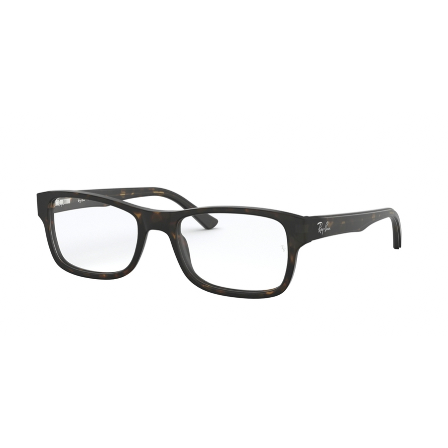 Rame ochelari de vedere unisex Ray-Ban RX5268 5211 Rectangulare Havana originale din Plastic cu comanda online