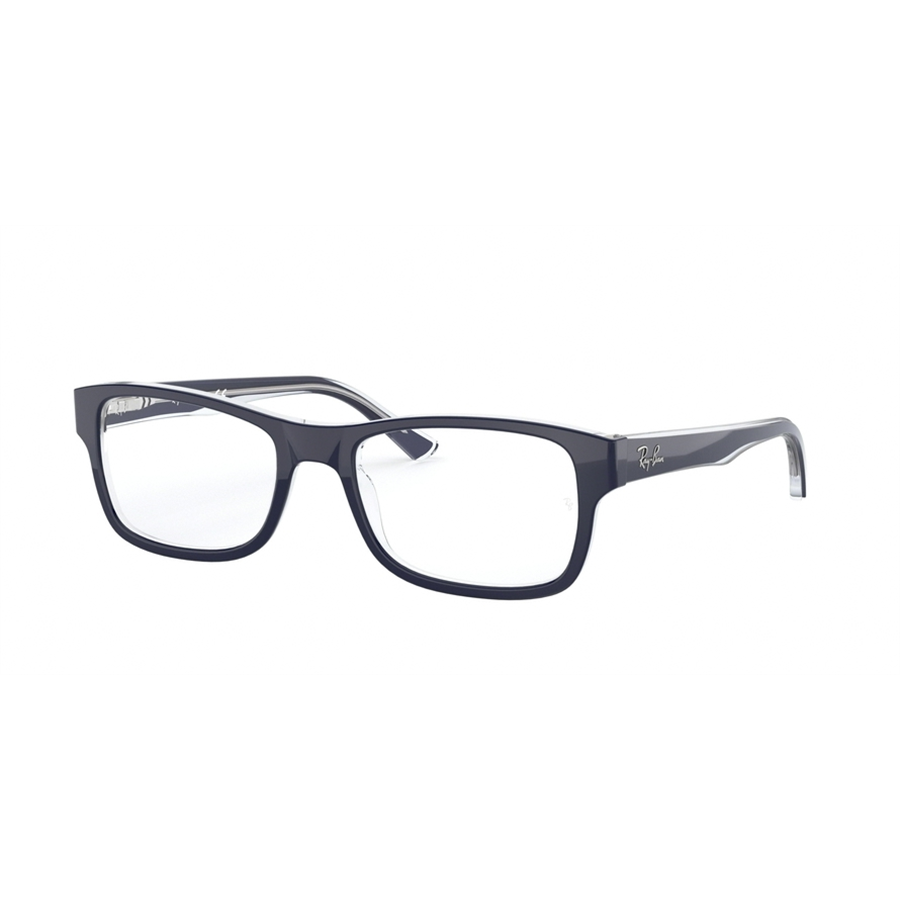Rame ochelari de vedere unisex Ray-Ban RX5268 5739 Rectangulare Albastre originale din Plastic cu comanda online