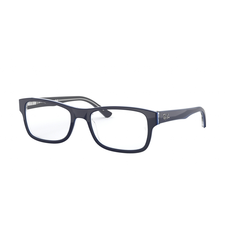 Rame ochelari de vedere unisex Ray-Ban RX5268 5815 Rectangulare Albastre originale din Plastic cu comanda online