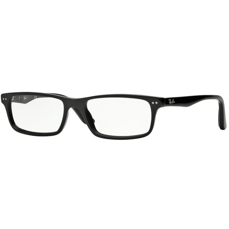 Rame ochelari de vedere unisex Ray-Ban RX5277 2000 Rectangulare Negre originale din Plastic cu comanda online