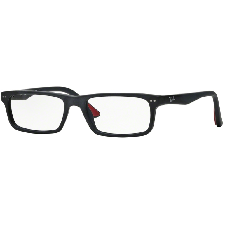 Rame ochelari de vedere unisex Ray-Ban RX5277 2077 Rectangulare Negre originale din Plastic cu comanda online