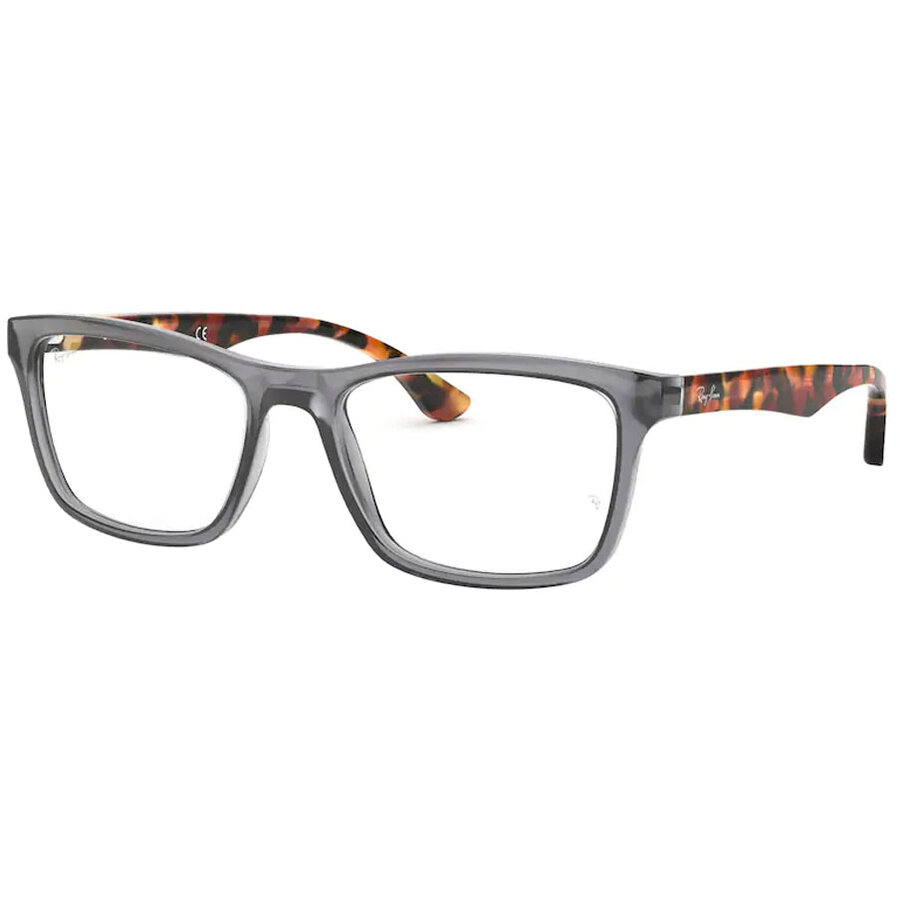 Rame ochelari de vedere unisex Ray-Ban RX5279 5629 Patrate Gri originale din Plastic cu comanda online