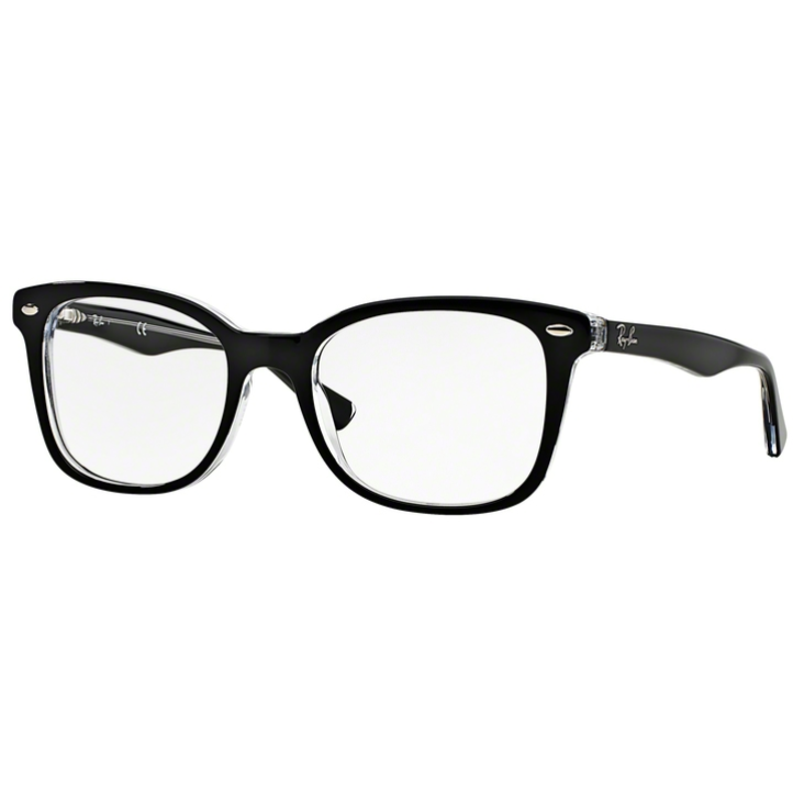 Rame ochelari de vedere unisex Ray-Ban RX5285 2034 Rectangulare Negre originale din Plastic cu comanda online
