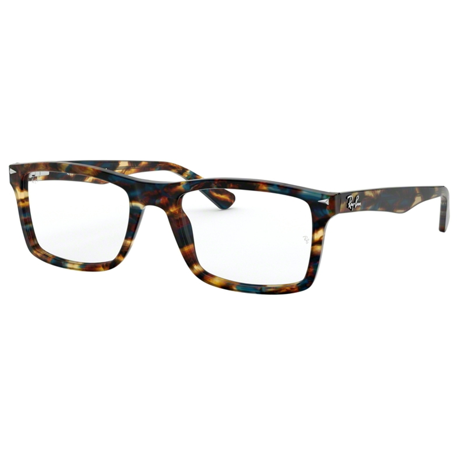 Rame ochelari de vedere unisex Ray-Ban RX5287 5711 Patrate Havana originale din Plastic cu comanda online