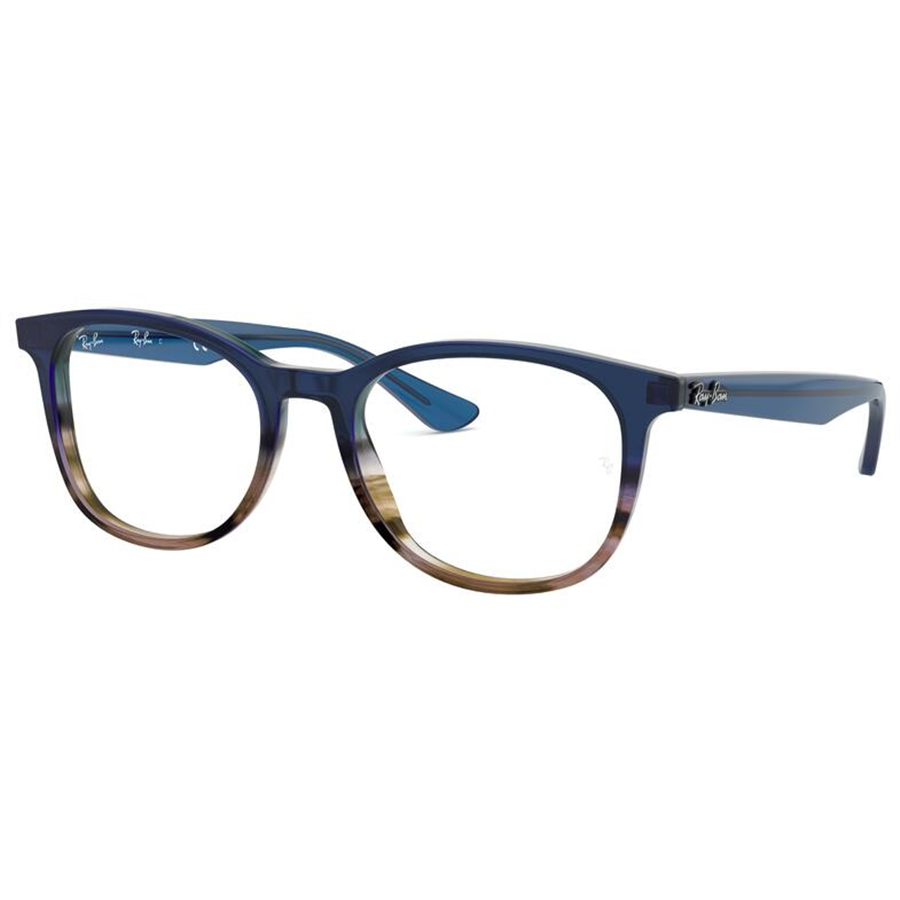 Rame ochelari de vedere unisex Ray-Ban RX5356 5765 Patrate Albastre originale din Plastic cu comanda online