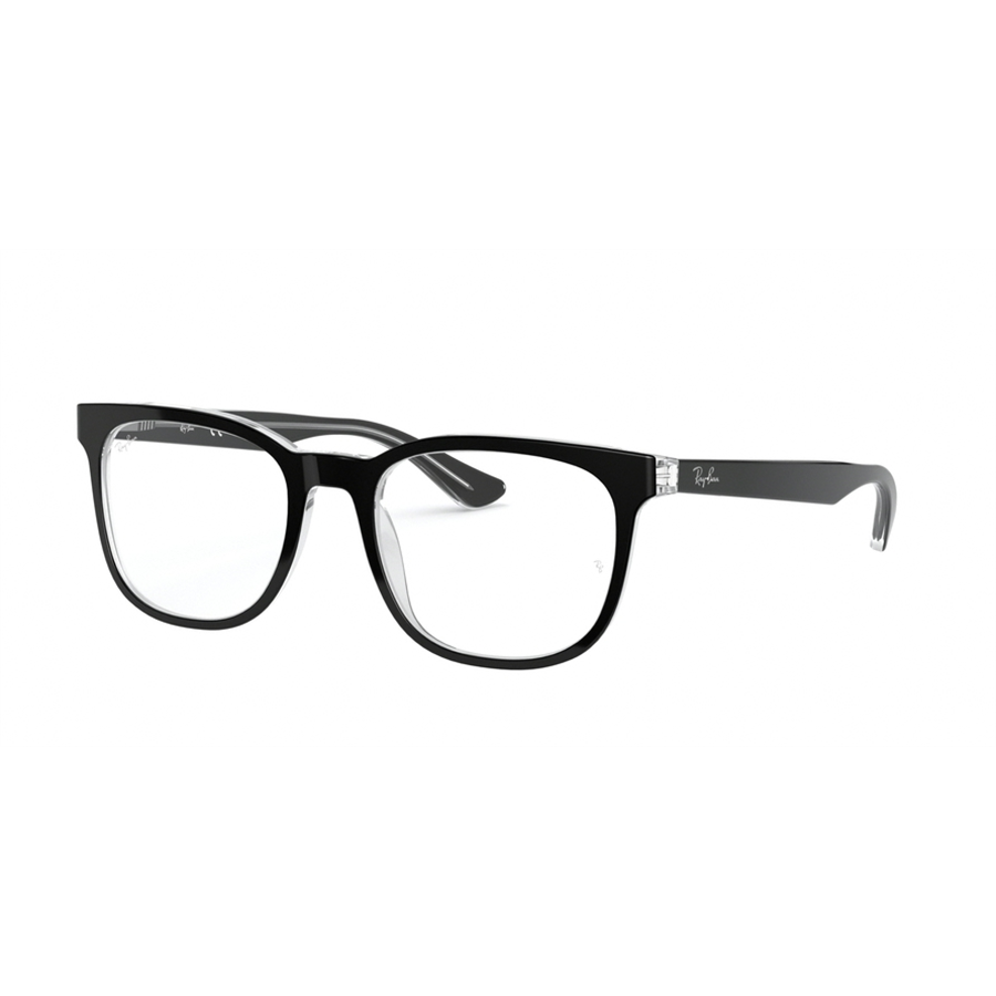 Rame ochelari de vedere unisex Ray-Ban RX5369 2034 Patrate Negre originale din Plastic cu comanda online
