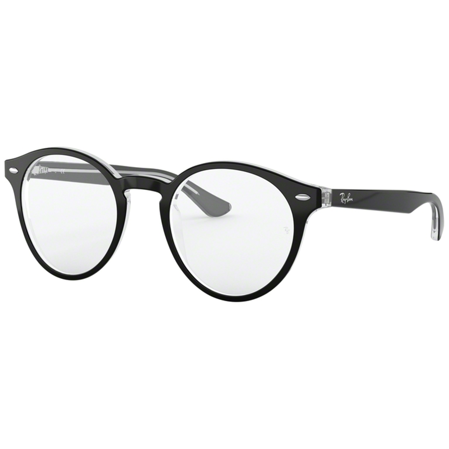 Rame ochelari de vedere unisex Ray-Ban RX5376 2034 Rotunde Negre originale din Plastic cu comanda online