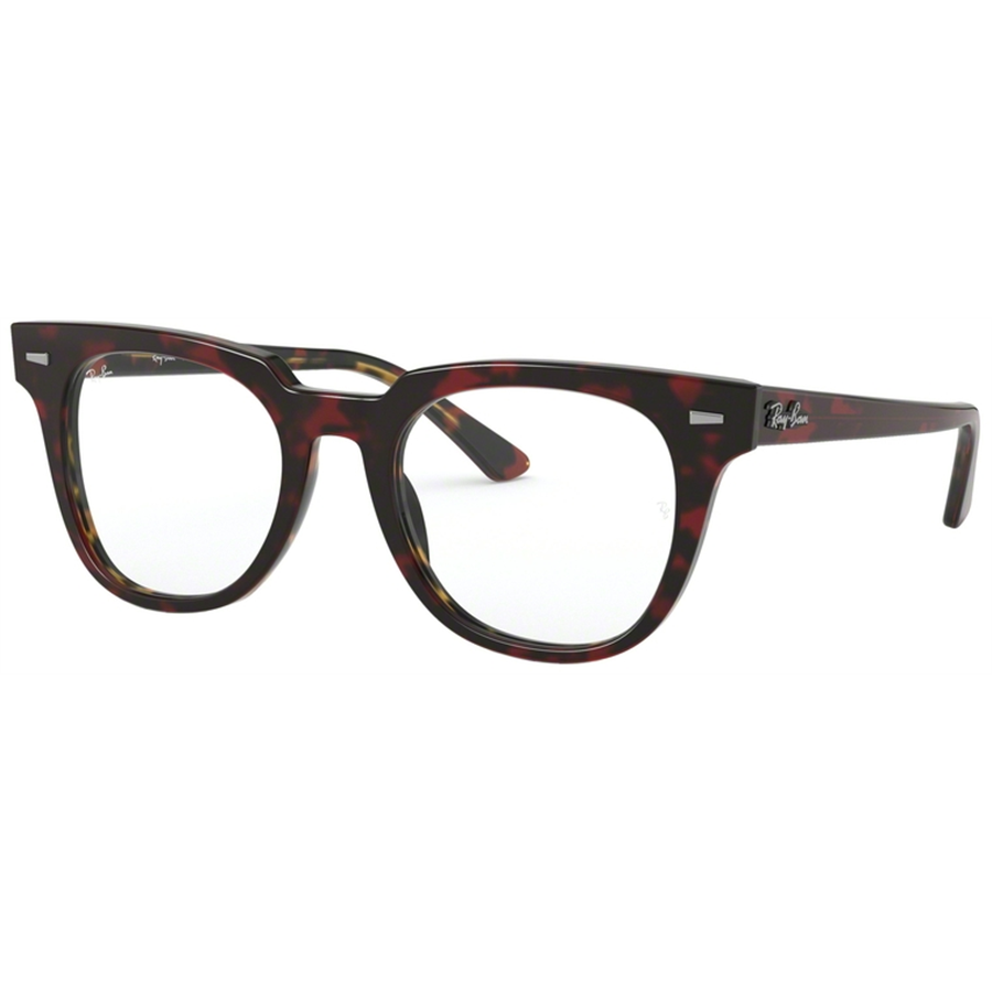 Rame ochelari de vedere unisex Ray-Ban RX5377 5911 Patrate Rosii originale din Plastic cu comanda online