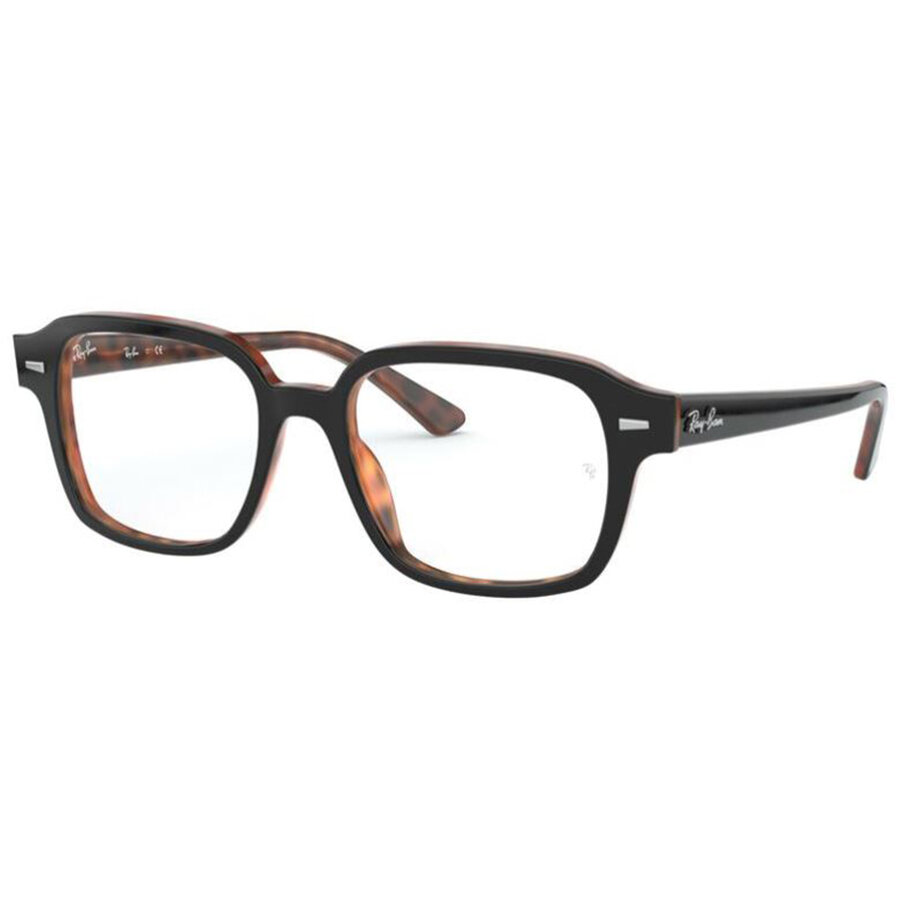 Rame ochelari de vedere unisex Ray-Ban RX5382 5909 Patrate Gri originale din Plastic cu comanda online