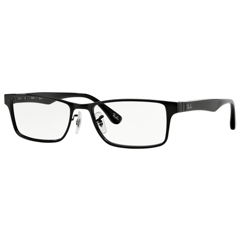 Rame ochelari de vedere unisex Ray-Ban RX6238 2509 Rectangulare Negre originale din Metal cu comanda online
