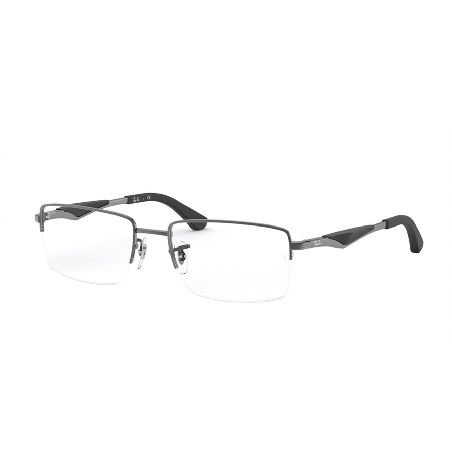 Rame ochelari de vedere unisex Ray-Ban RX6285 2502 Rectangulare Argintii originale din Metal cu comanda online