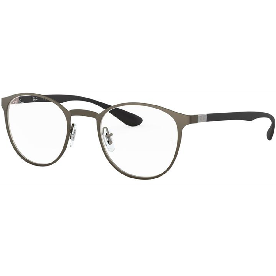 Rame ochelari de vedere unisex Ray-Ban RX6355 2620 Rotunde Argintii originale din Metal cu comanda online