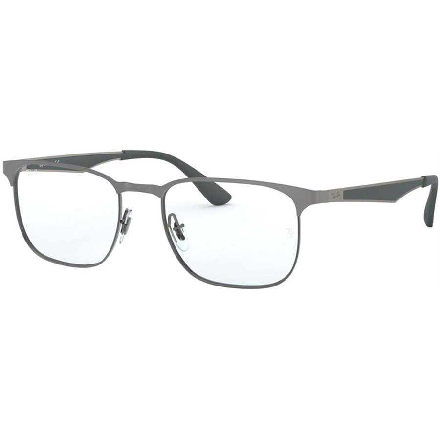 Rame ochelari de vedere unisex Ray-Ban RX6363 2553 Patrate Gri originale din Metal cu comanda online