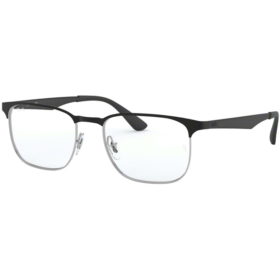 Rame ochelari de vedere unisex Ray-Ban RX6363 2861 Patrate Negre originale din Metal cu comanda online