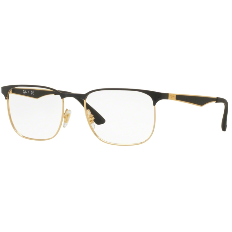 Rame ochelari de vedere unisex Ray-Ban RX6363 2890 Rectangulare Negre originale din Metal cu comanda online