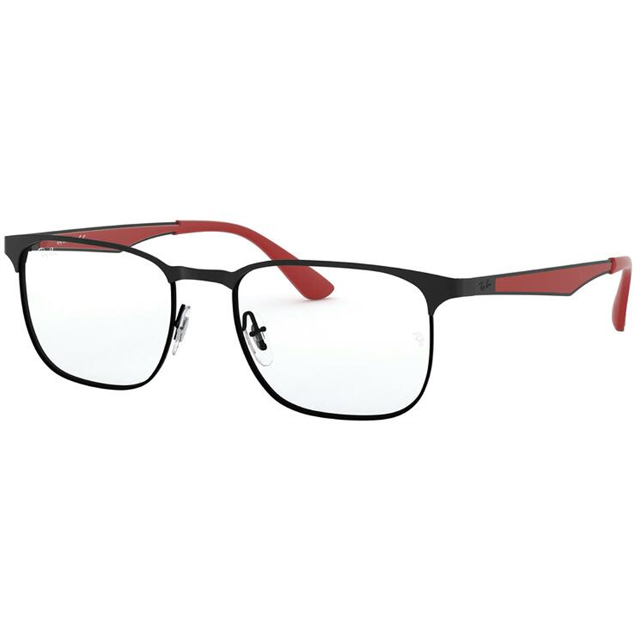 Rame ochelari de vedere unisex Ray-Ban RX6363 3018 Patrate Negre originale din Metal cu comanda online